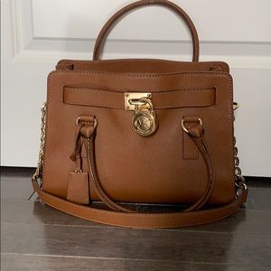 Michael Kors Hamilton Saffiano Medium Satchel